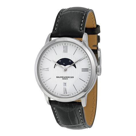 Baume Et Mercier Classima White Dial Moonphase Men S Watch 10219