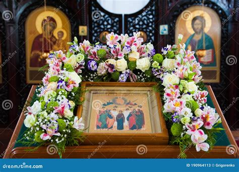 Interior Da Igreja Ortodoxa Russa Imagem De Stock Imagem De Igreja