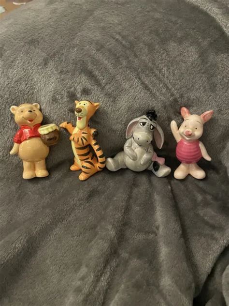 Disney Ceramic Figures Winnie The Pooh Eeyore Tigger Piglet