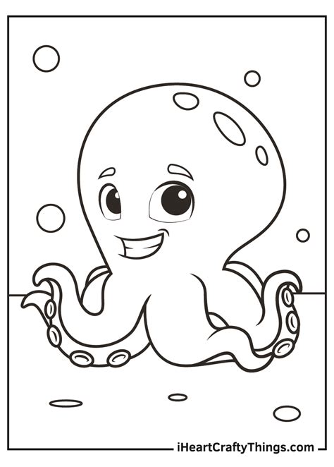 Printable Octopus Coloring Pages (Updated 2021)