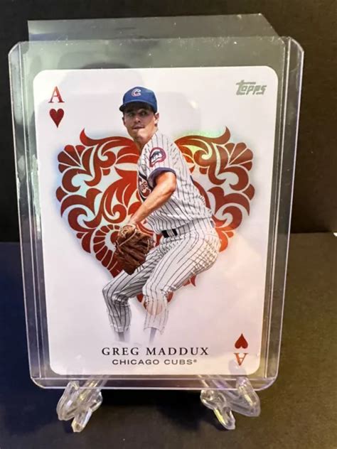 Mise Jour Topps Greg Maddux All Aces Aa Chicago Cubs Eur