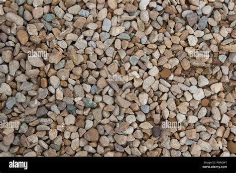 Brun Et Gris Cailloux Pierre Gravel Texture Background Pour La