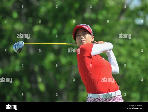 Jenny Shin in action during the KPMG Women's PGA Championship at ...