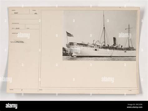 The Image Shows The Uss Prairie During World War I The Ship Is Seen