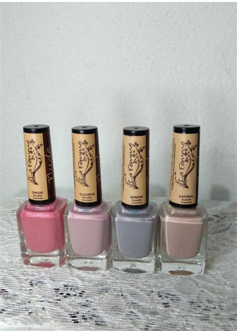 Kit Esmaltes Em Tons De Nude Produto P Unhas La Femme Nunca Usado Enjoei