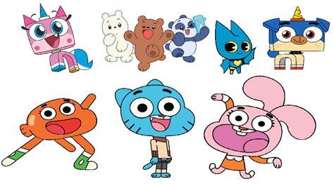 Cute Cartoon Netowrk 9 Characters by RainbowAllStars on DeviantArt