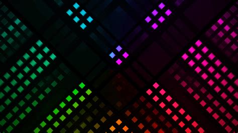 Colorful Squares Black Background Abstraction 4k Hd Abstract Wallpapers