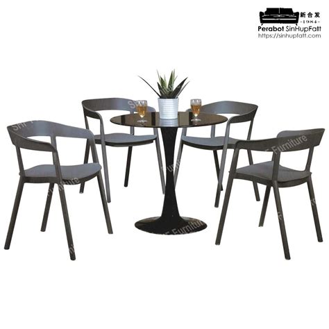 Glass Top With Fiber Glass Legs Dining Table Shf Furniture For Business