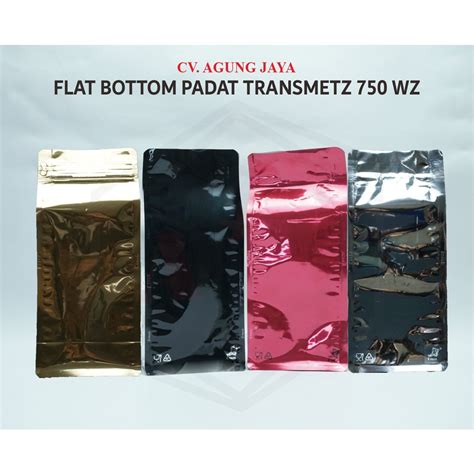 Jual Flat Bottom Padat Transmetz Standing Pouch Shopee Indonesia