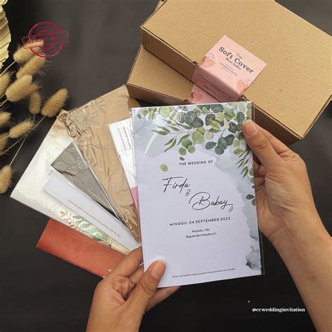 Jual Sampel Undangan Pernikahan Ccweddinginvitation Paket Lengkap