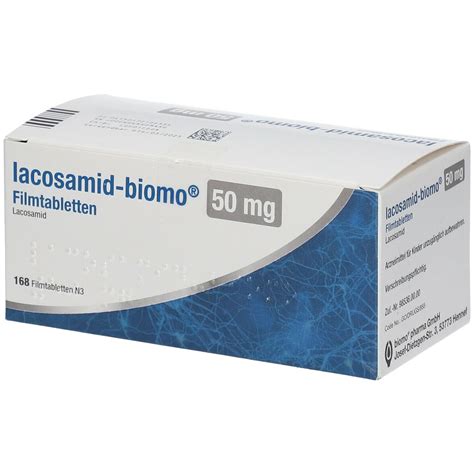 Lacosamid Biomo Mg Filmtabletten St Mit Dem E Rezept Kaufen