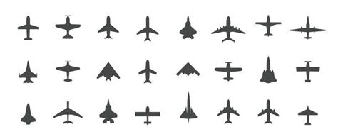 Airplane Silhouette Vector Art, Icons, and Graphics for Free Download