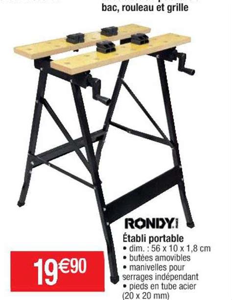 Promo Tabli Portable Rondy Chez Cora Icatalogue Fr