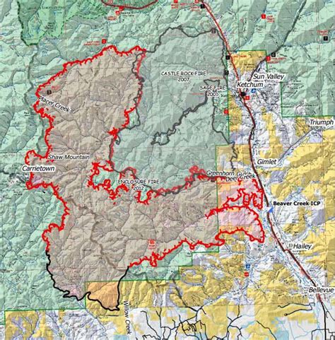 Fire Idaho Wildfire Map