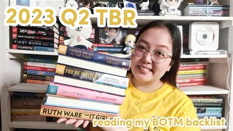 My April May And June 2023 Tbr Reading Botm Backlist Books Youtube