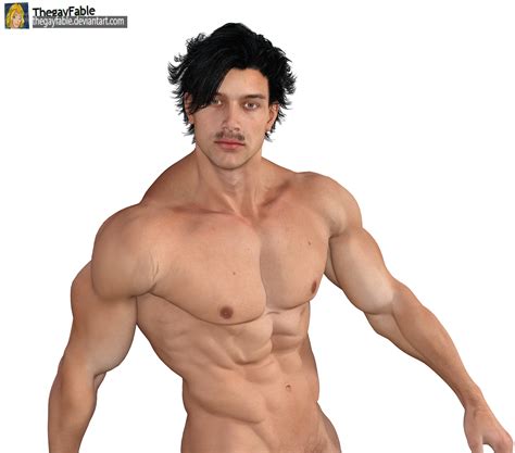 3d Art On Big Muscled Men Deviantart