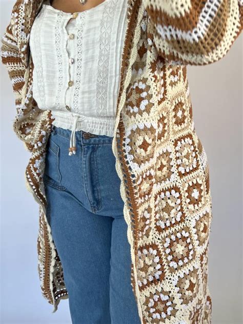 CROCHET CARDI DESERT DREAMER NATURAL Naked Gypsy