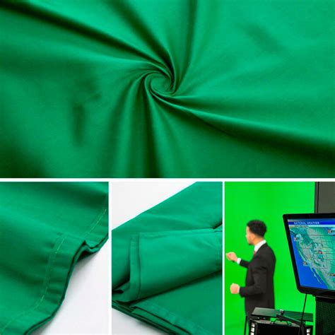 Tecido Chroma Key Fundo Verde Estudio 3x5 Lateral Overlock LUTEX