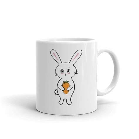 Love Bunnies Or Rabbits Ceramic Mug Mugs Cute Coffee Mugs Funny Coffee Cups