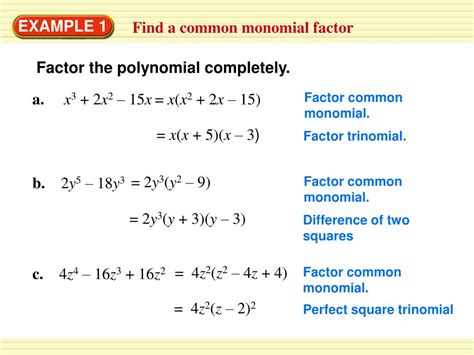 Common Monomial Factor Steps Avsfashionproduct