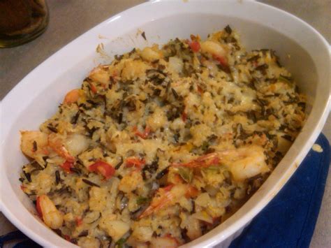 Crafty College Girl Shrimp And Wild Rice Casserole