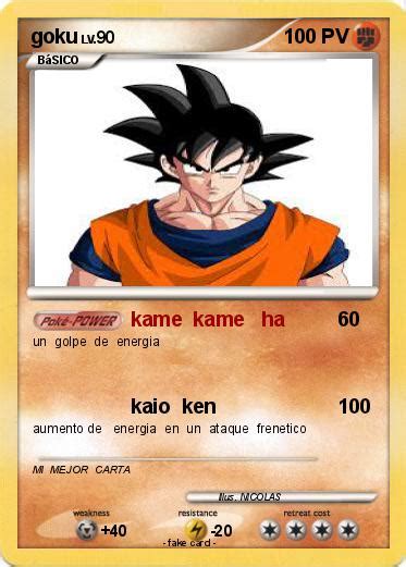 Pokémon goku 8063 8063 kame kame ha Mi carta pokémon