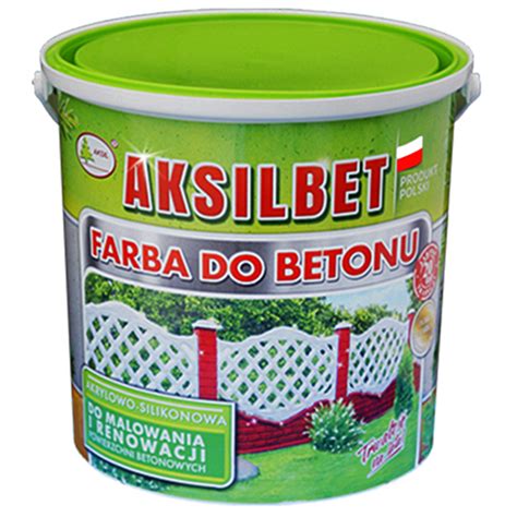 FARBA AKSILBET DO BETONU POSADZEK OGRODZEŃ 1L 01 Cena Opinie