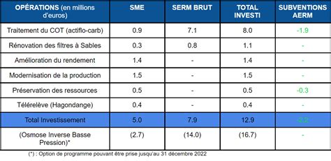 Plan Dinvestissement And Budget Prévisionnel Investissement Du Serm