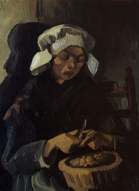 Vincent Van Gogh On Twitter Peasant Woman Peeling Potatoes