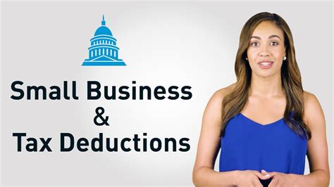 How Do Small Business Tax Deductions Work Youtube