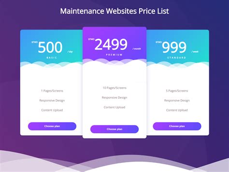 Pricing Table Design Using Html Css Codehim