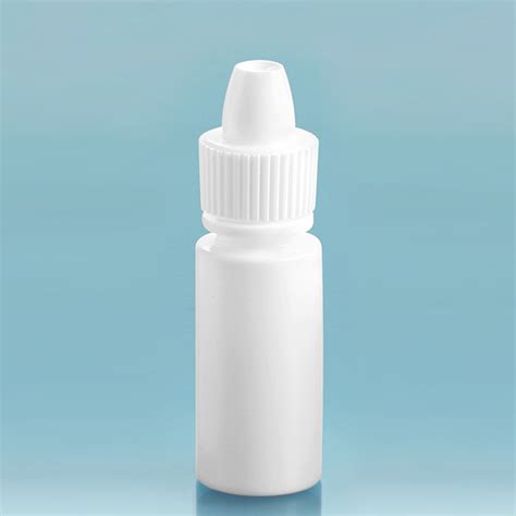 White LDPE Dropper Bottles W Lids 6cc SALE