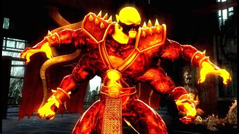 Mortal Kombat Komplete Edition Blaze Costume Skin Mod Arcade Ladder Gameplay Playthrough Youtube