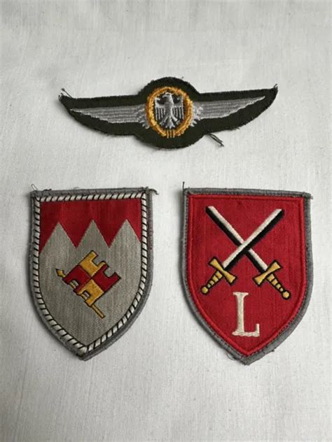 Abzeichen Patch Luftwaffe Und Heer Bundeswehr Inaktiv Jahre F R