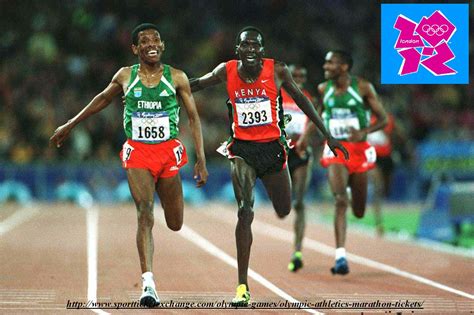 Olympic Athletics Marathon: Paul Tergat as Marathon Runner (II) and ...