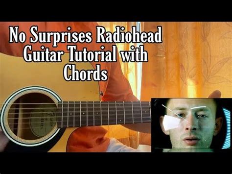 Radiohead No Surprises Guitar Tutorial With Chords Lesson YouTube