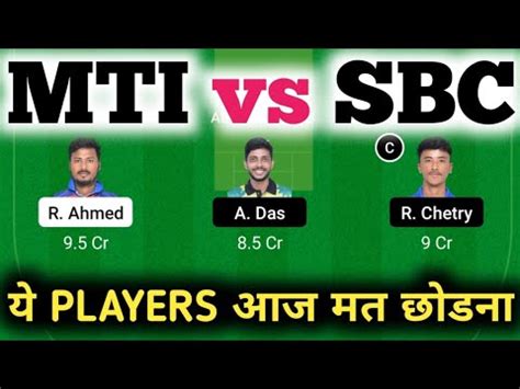 Mti Vs Sbc Mti Vs Sbc Dream Mti Vs Sbc Dream Prediction