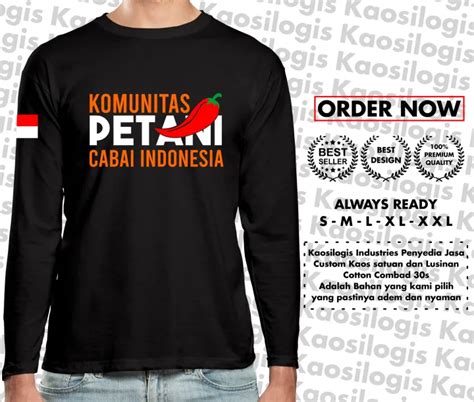 Kaos Baju Komunitas Kaos Petani Muda Indonesia Petani Muda Baju