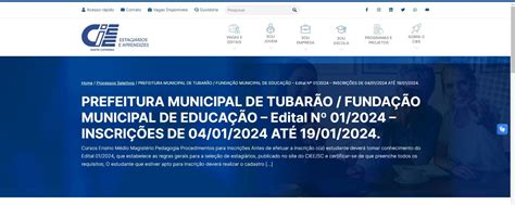 Prefeitura de Tubarão lança edital de processo público para seleção de