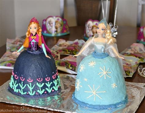 Frozen Party: Anna Cake & Elsa Cake Tutorial - Kids Activities | Saving Money | Home Management ...