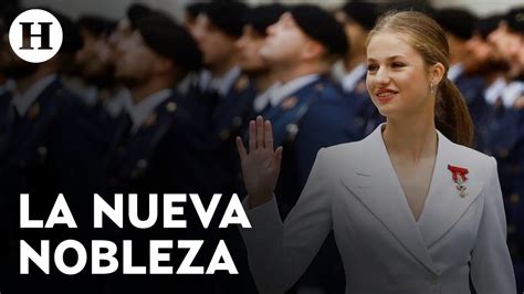 Europa Mantiene Viva La Nobleza Leonor De Borbón Y Otros Jóvenes