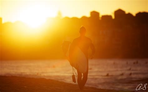 Wallpaper Sunlight Sunset Sea Water Sand Sky Silhouette Beach