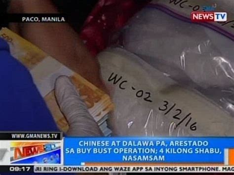 Chinese At 2 Pa Arestado Sa Buy Bust Operation 4 Kilong Shabu