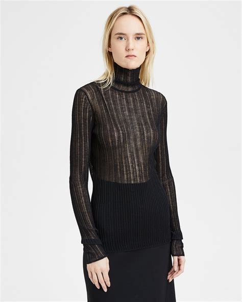 Sheer Turtleneck