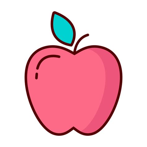 Ilustración De Fruta De Manzana Descargar Pngsvg Transparente