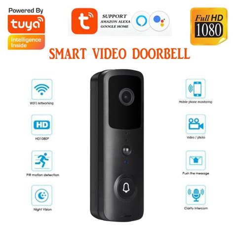 Jual Smart Wifi Doorbell Bel Pintu Dengan Kamera Suara Arah