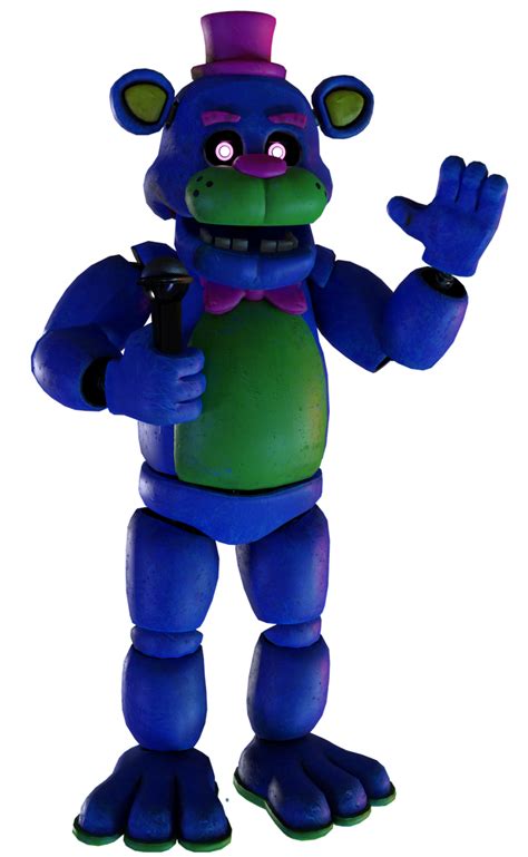 Blacklight Freddy Full Body Hw By Springwilliamtrap On Deviantart