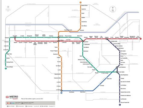 Metro Santiago 2018 Mapa Del Metro Metro Santiago Mapas Images And