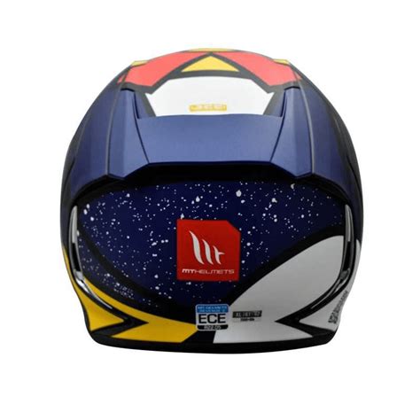 Casco Integral Mt Revenge Light Pearl Azul El Reten Del Casco