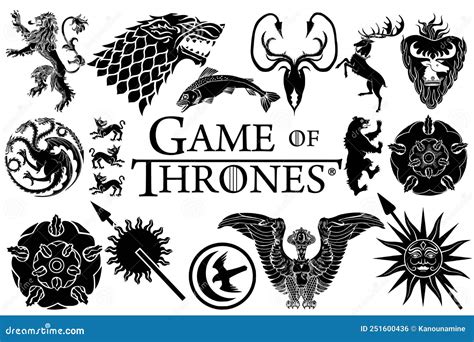 Game Of Thrones Characters, Icons Emojis And Cartoon Vector ...